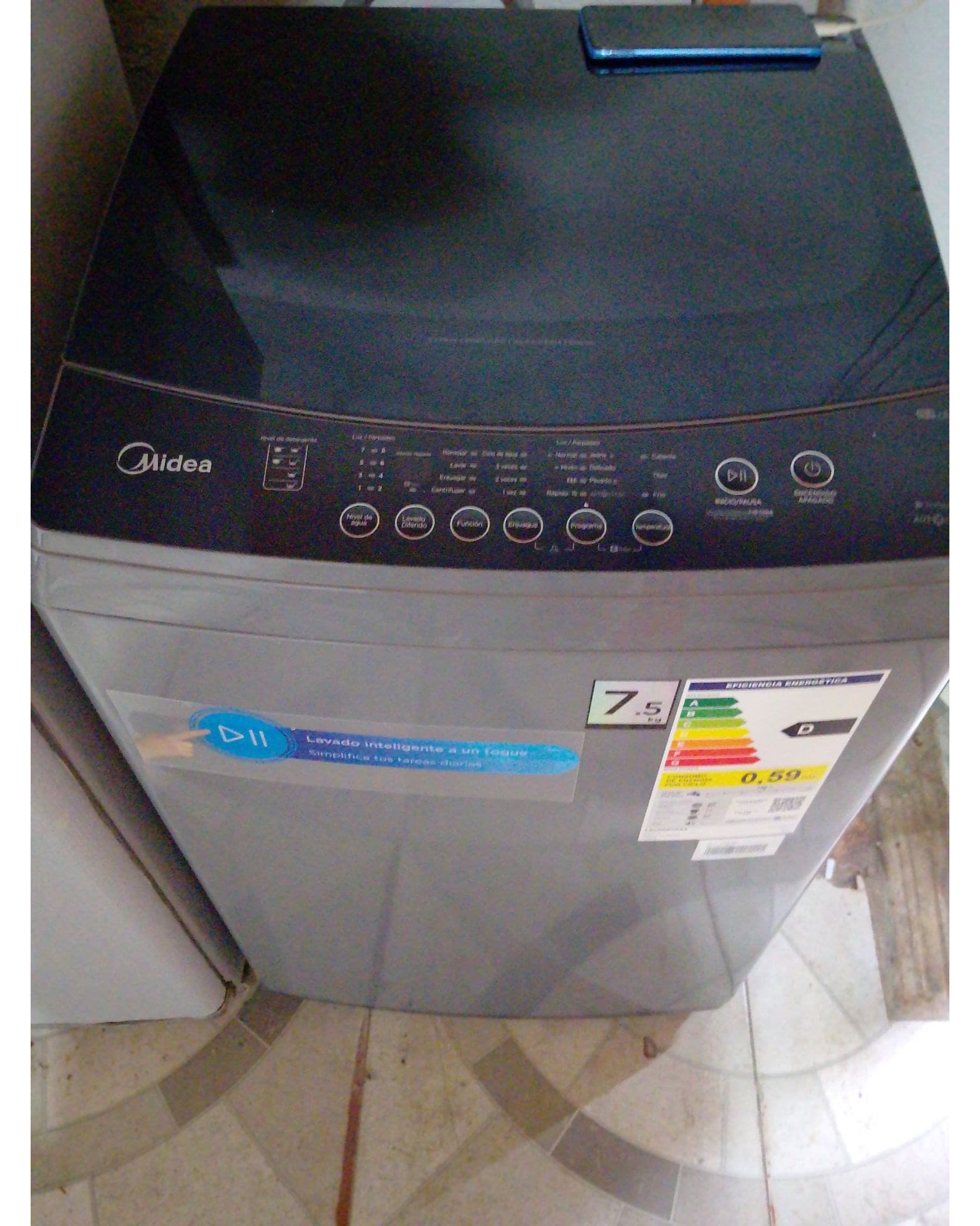 Lavarropa automático 7.5 kg